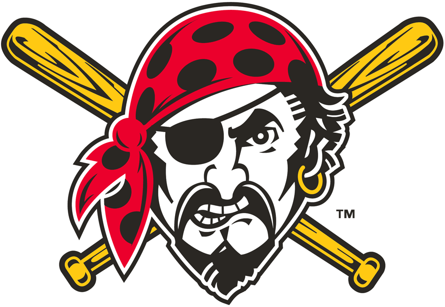 Pittsburgh Pirates 1997-2010 Alternate Logo fabric transfer version 2